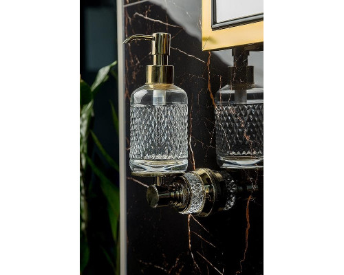 Дозатор для жидкого мыла Boheme Aura 10247-G Золото