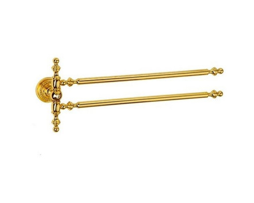 Полотенцедержатель Boheme Imperiale 10413 двойной Золото
