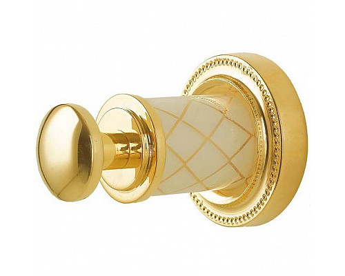 Заказать Крючок Boheme Murano 10906-W-G Золото в магазине сантехники Santeh-Crystal.ru