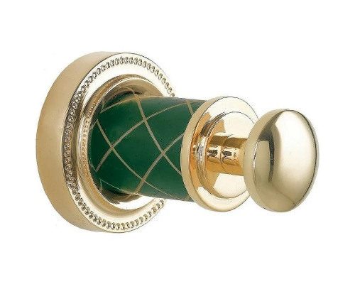 Крючок Boheme Murano 10906-GR-G Золото Бирюзовый