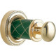 Крючок Boheme Murano 10906-GR-G Золото Бирюзовый