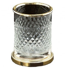 Стакан для зубных щеток Boheme Murano Cristal 10218 Золото
