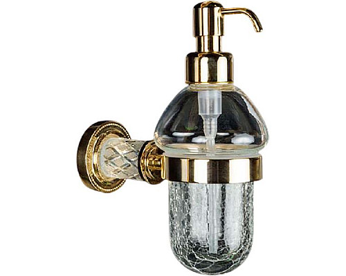 Santeh-Crystal.ru: Дозатор для жидкого мыла Boheme Murano Cristal 10912-CRST-G Золото Заказать Дозатор для жидкого мыла Boheme Murano Cristal 10912-CRST-G Золото в магазине сантехники Santeh-Crystal.ru