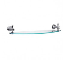 Стеклянная полка Boheme Puro 10707 Хром