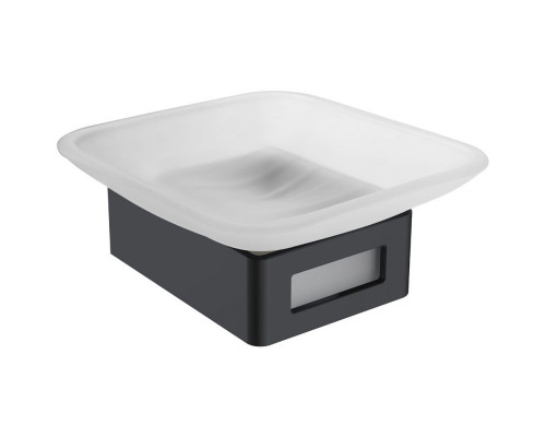 Купить Мыльница Boheme Q 10943-G-B Черная Золото в магазине сантехники Santeh-Crystal.ru