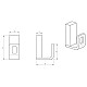 Заказать Крючок Boheme Q 10946-MW Белый матовый в магазине сантехники Santeh-Crystal.ru