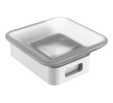 Мыльница Boheme Q 10943-MW Белая  матовая