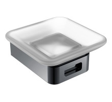 Мыльница Boheme Q 10943-SGM Оружейная сталь глянцевая