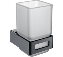 Стакан для зубных щеток Boheme Q 10944-SGM Оружейная сталь глянцевая