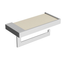 Держатель туалетной бумаги Boheme Qubic 10721-CR цвет Хром
