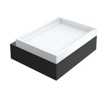 Мыльница Boheme Qubic 10723-B цвет Черный матовый
