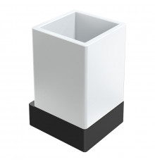 Стакан для зубных щеток Boheme Qubic 10724-B цвет Черный матовый