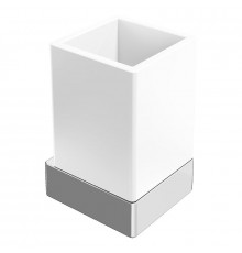 Стакан для зубных щеток Boheme Qubic 10724-CR цвет Хром
