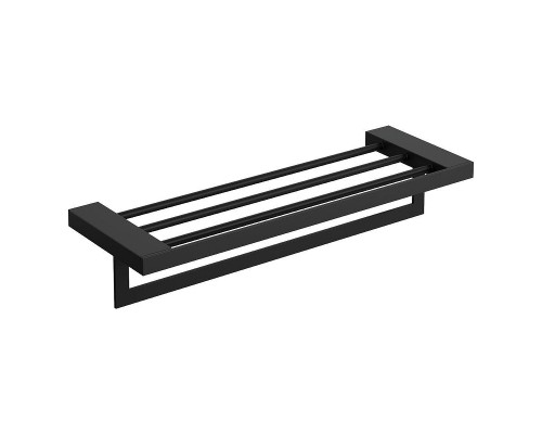 Полка для полотенец Boheme Qubic 10737-B цвет Черный матовый