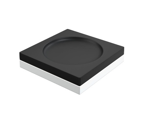 Мыльница Boheme Qubic 10960-B цвет Черный матовый