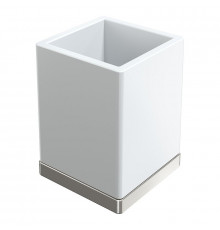Стакан для зубных щеток Boheme Qubic 10961-NB цвет Брашированный никель