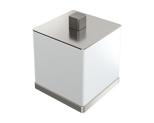 Диспенсер для ватных дисков Boheme Qubic 10964-NB цвет Брашированный никель