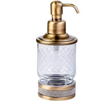 Дозатор для жидкого мыла Boheme Royal Cristal 10929-BR Бронза