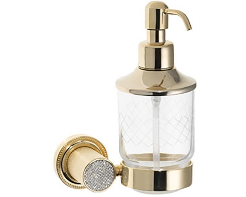 Дозатор для жидкого мыла Boheme Royal Cristal 10932-G Золото