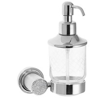 Дозатор для жидкого мыла Boheme Royal Cristal 10932-CR Хром