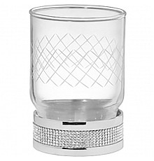 Стакан для зубных щеток Boheme Royal Cristal 10931-CR Хром