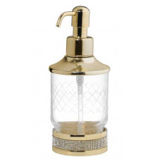 Дозатор для жидкого мыла Boheme Royal Cristal 10929-ROYALE-GOLD цвет Золото