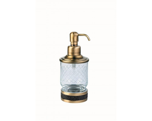 Дозатор для жидкого мыла Boheme Royal Cristal 10929-ROYALE-BR-B цвет Бронза