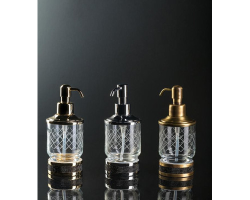 Дозатор для жидкого мыла Boheme Royal Cristal 10929-ROYALE-CR-B цвет Хром