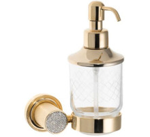 Дозатор для жидкого мыла Boheme Royal Cristal 10932-G-B Золото