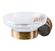 Мыльница Boheme Royal Cristal 10923-BR-B Бронза