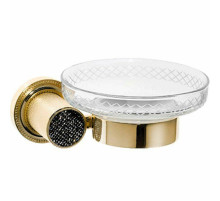Мыльница Boheme Royal Cristal 10923-G-B Золото