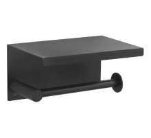 Держатель туалетной бумаги Boheme Uno 10971-B Черный матовый