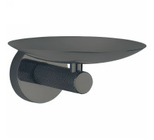 Мыльница Boheme Uno 10973-SGM Оружейная сталь глянцевая