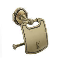 Держатель туалетной бумаги Bronze de Luxe Роял S25003-K с крышкой цвет Бронза
