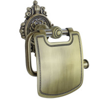 Держатель туалетной бумаги Bronze de Luxe Royal R25003 с крышкой Бронза
