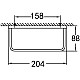 Купить Полотенцедержатель Cezares Maxima CZR-F-8915A Хром в магазине сантехники Santeh-Crystal.ru