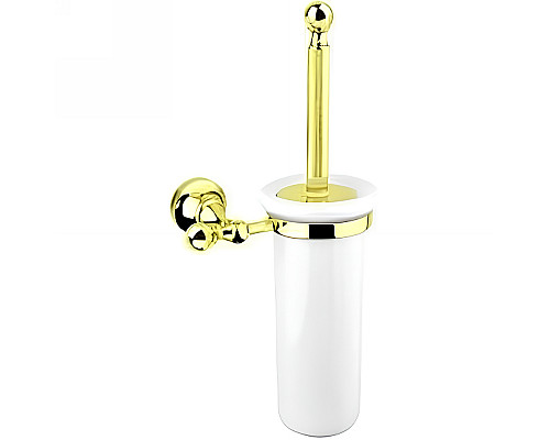 Ершик для унитаза Cezares Olimp OLIMP-TB-03/24-M Золото 24 карат