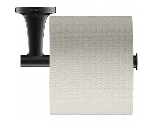 Заказать Держатель туалетной бумаги Duravit Starck T 0099374600 Черный матовый в магазине сантехники Santeh-Crystal.ru