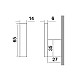 Заказать Крючок Excellent Riko DOEX.1601BL Черный в магазине сантехники Santeh-Crystal.ru