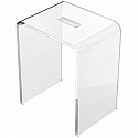 Стульчик для ванной Excellent Zen DOEX.1103.350.TR прозрачный Стульчик для ванной Excellent Zen DOEX.1103.350.TR прозрачный