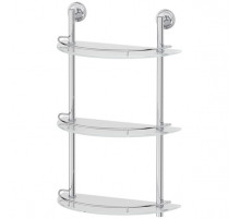 Стеклянная полка FBS Ellea 082 Хром
