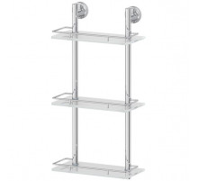 Стеклянная полка FBS Ellea 067 Хром