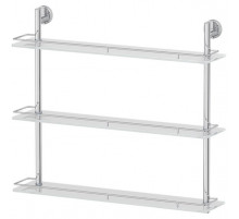 Стеклянная полка FBS Luxia 071 Хром