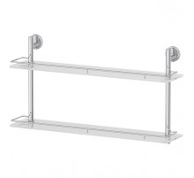 Стеклянная полка FBS Luxia 066 Хром