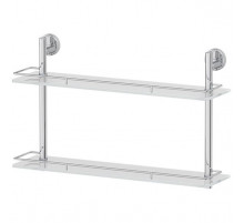 Стеклянная полка FBS Luxia 065 Хром