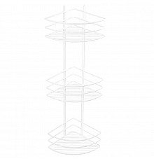 Полка корзина Fixsen FX-710W-3 угловая Белая
