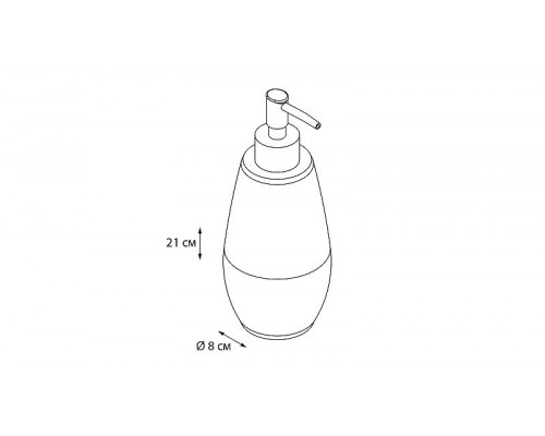 Купить Дозатор для жидкого мыла Fixsen Balk FX-260-1 Хром в магазине сантехники Santeh-Crystal.ru