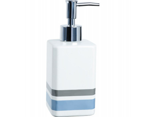 Заказать Дозатор жидкого мыла Fixsen Dony FX-232-1 Белый Синий Серый в магазине сантехники Santeh-Crystal.ru