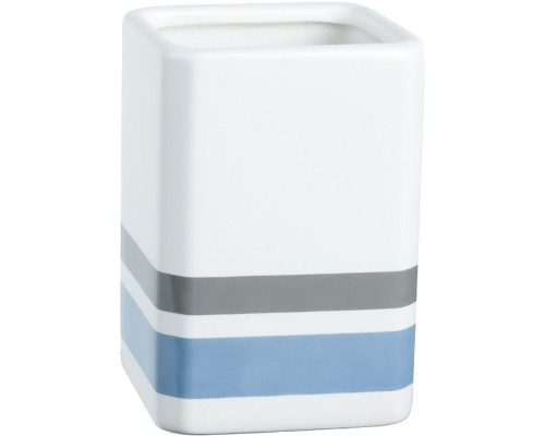 Заказать Стакан для зубных щеток Fixsen Dony FX-232-3 Белый Синий Серый в магазине сантехники Santeh-Crystal.ru