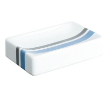 Мыльница Fixsen Dony FX-232-4 Белая Синяя Серая